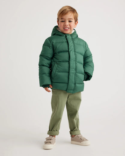 Heavyweight Down Puffer Coat - 2T / Purple Floral