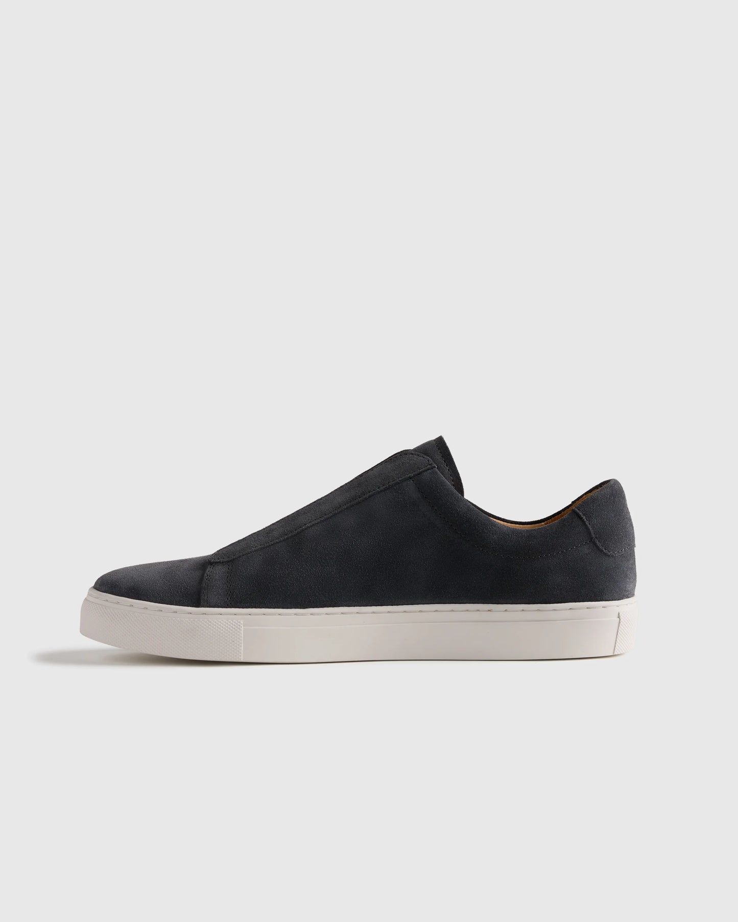 Italian Suede Tailored Sneaker - 7 / Fog