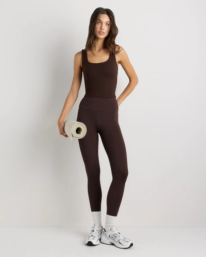 Power-Up Scoop Neck Bra Tank - XS / Classic White