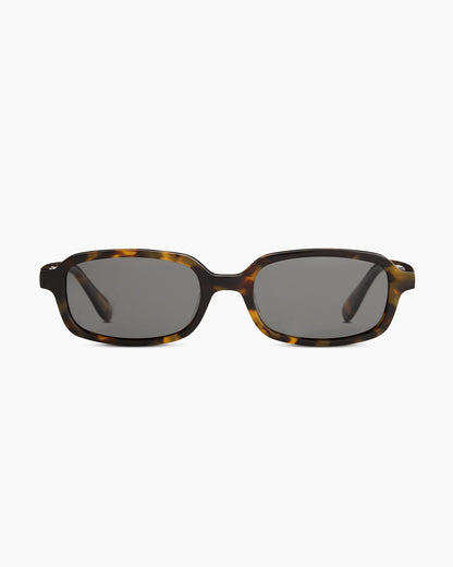 Mykonos Polarized Acetate Sunglasses - One Size / Black with Green lens