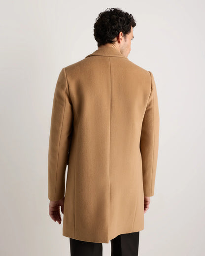 Wool Cashmere Overcoat - XS / Caramel