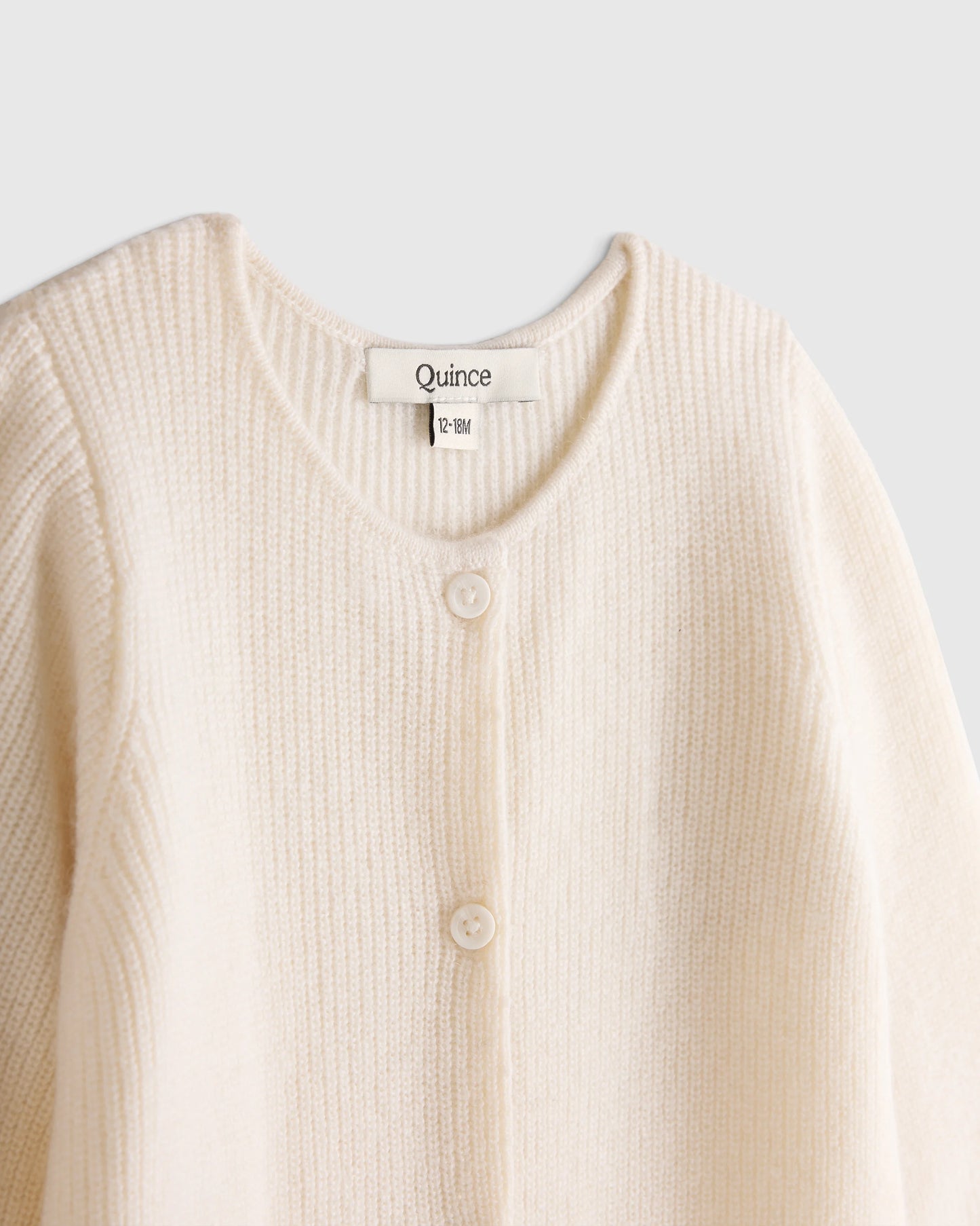 Washable Cashmere Romper - 0-3M / Ivory