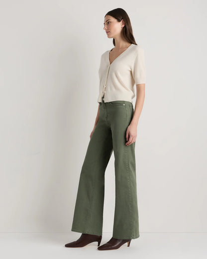 Bella Stretch Wide Leg Jeans - 24 / Frosted Blue
