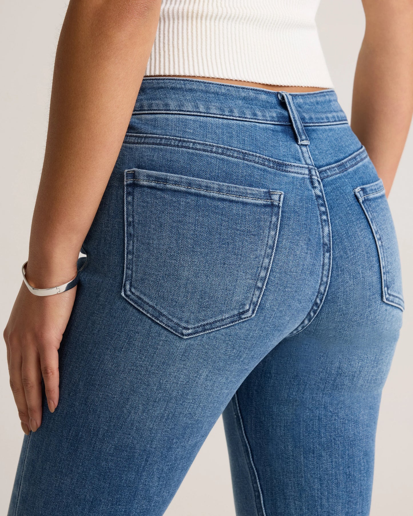 Luna Stretch Slim Straight Jeans - 24 / Black