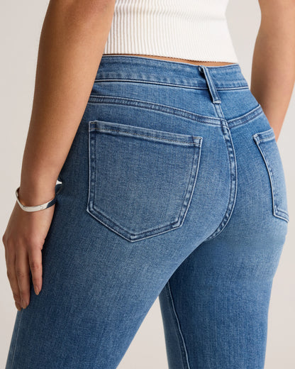 Luna Stretch Slim Straight Jeans - 24 / Black