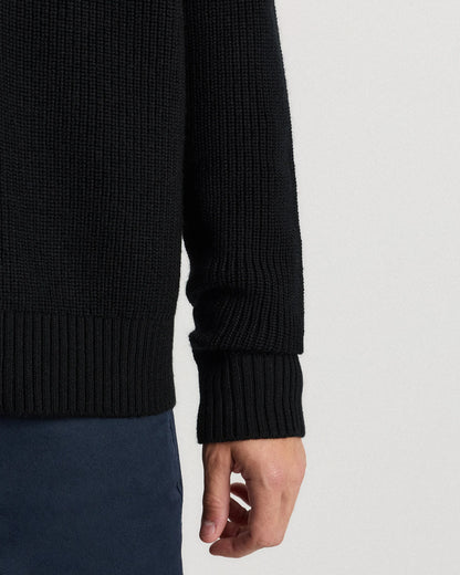 Australian Merino Wool Full Zip Sweater - S / Heather Bone