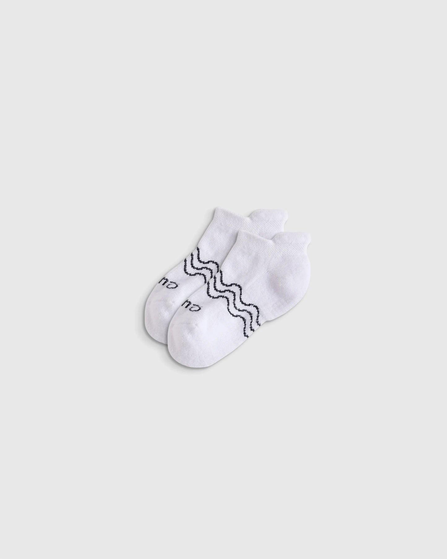 Organic Cotton Gripper Ankle Socks 8-Pack - 12M-24M / Pink/White Multi