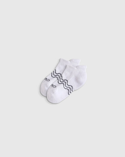 Organic Cotton Gripper Ankle Socks 8-Pack - 12M-24M / Pink/White Multi
