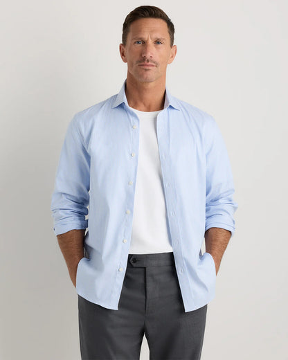 Comfortflex Performance Dress Shirt - S / Blue Stripe