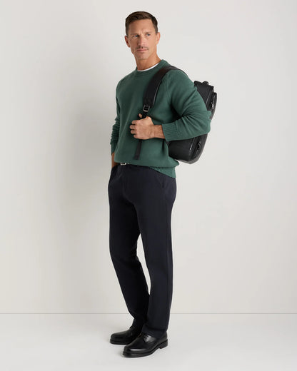 Italian Saffiano Laptop Backpack - One Size / Hickory