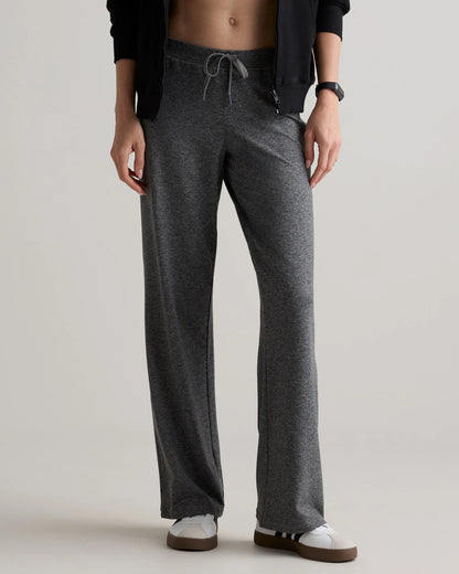 Flowknit Wide Leg Pants - XS / Black