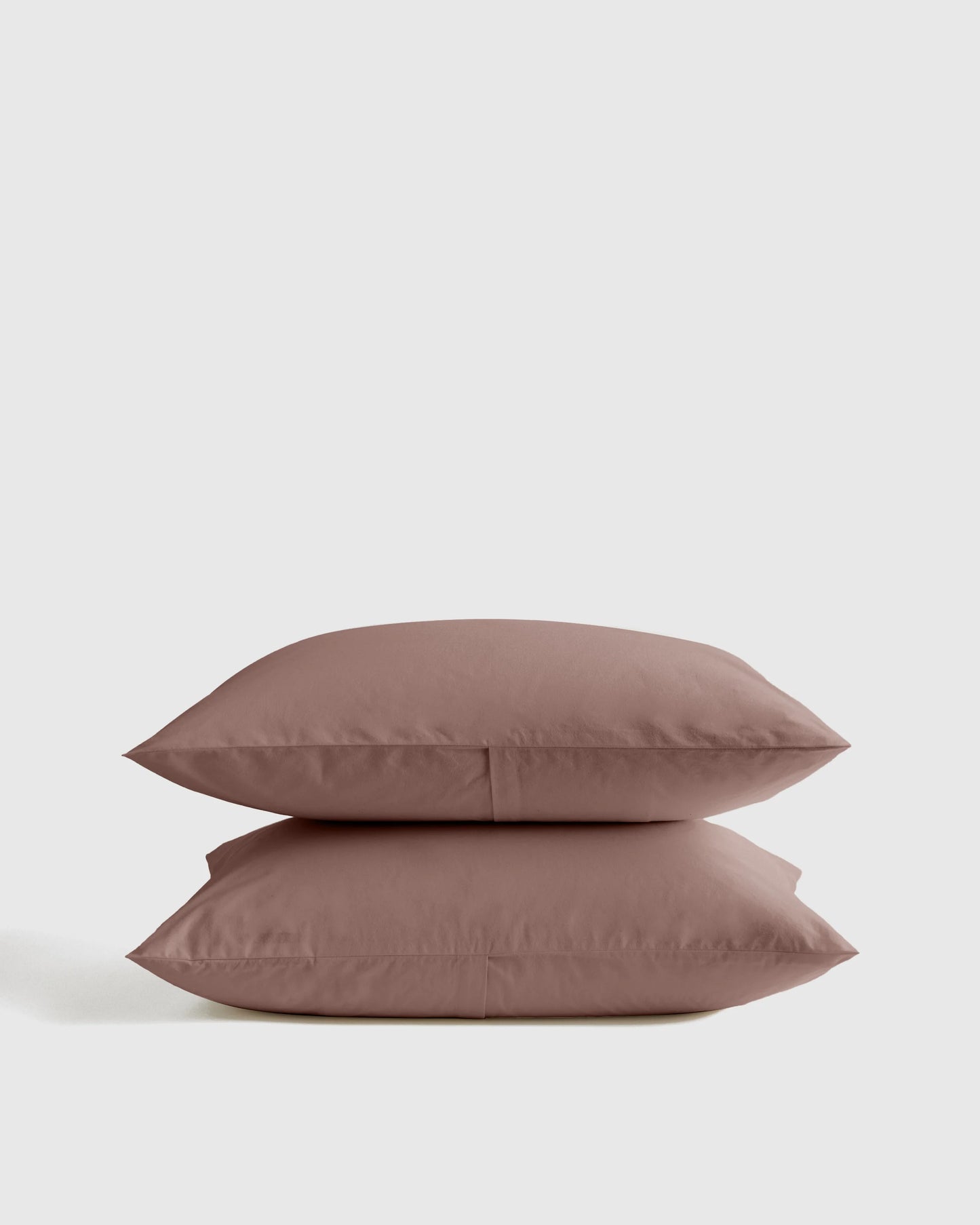 Organic Brushed Cotton Sham Set - Standard / Toffee