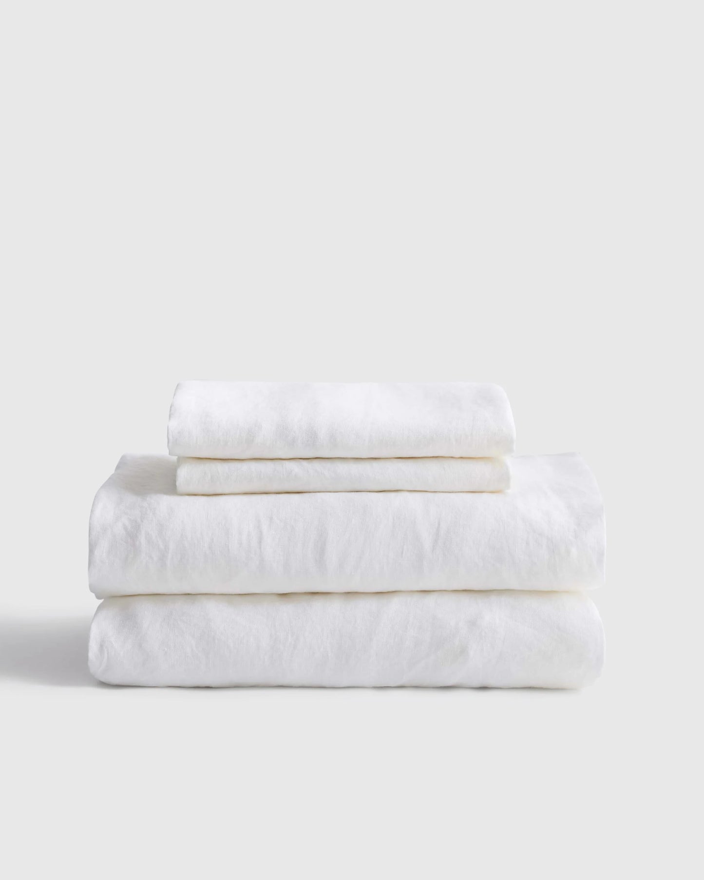 European Linen Sheet Set - Twin / Peach