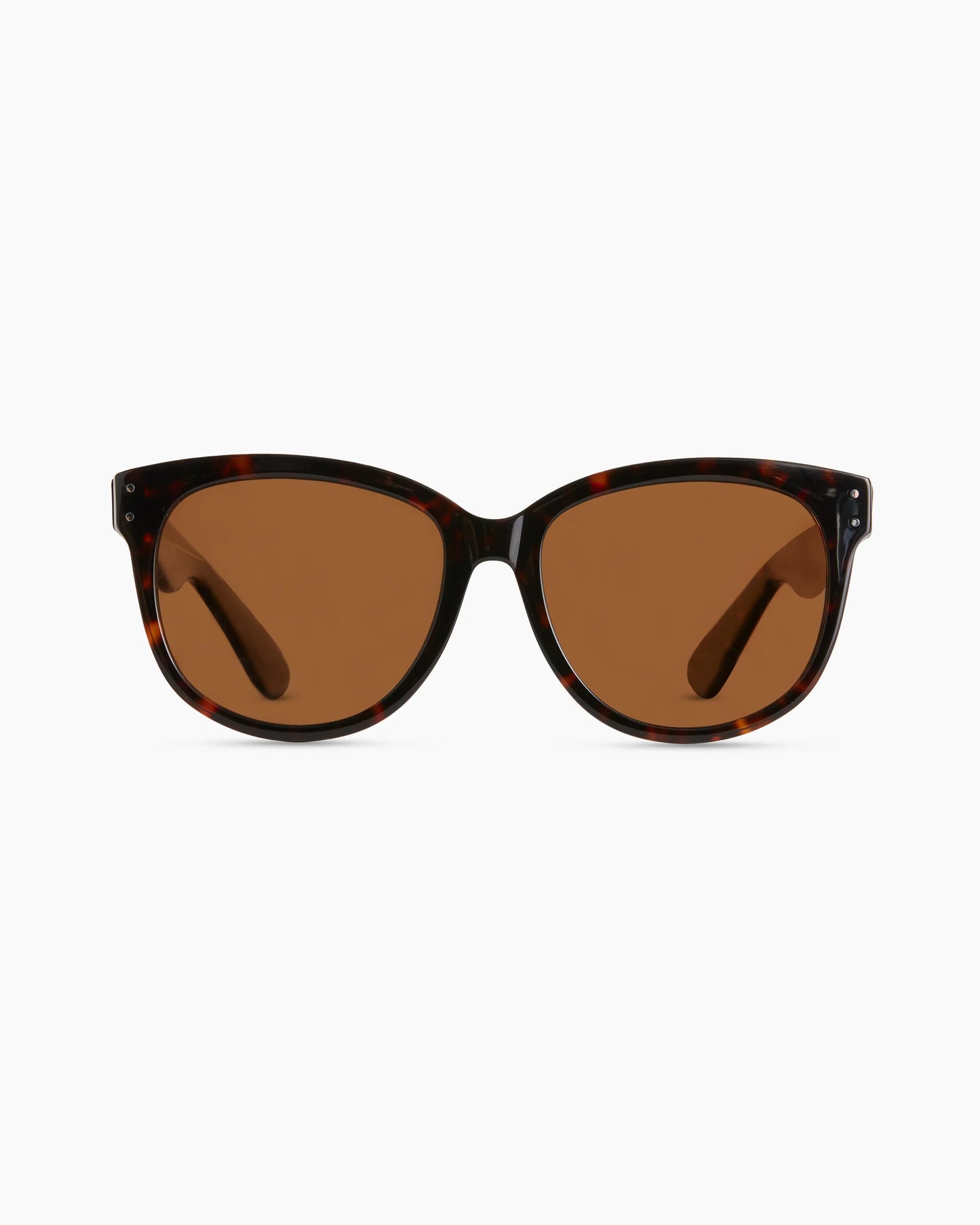 Lennon Polarized Acetate Sunglasses - One Size / Tortoise with Brown lens