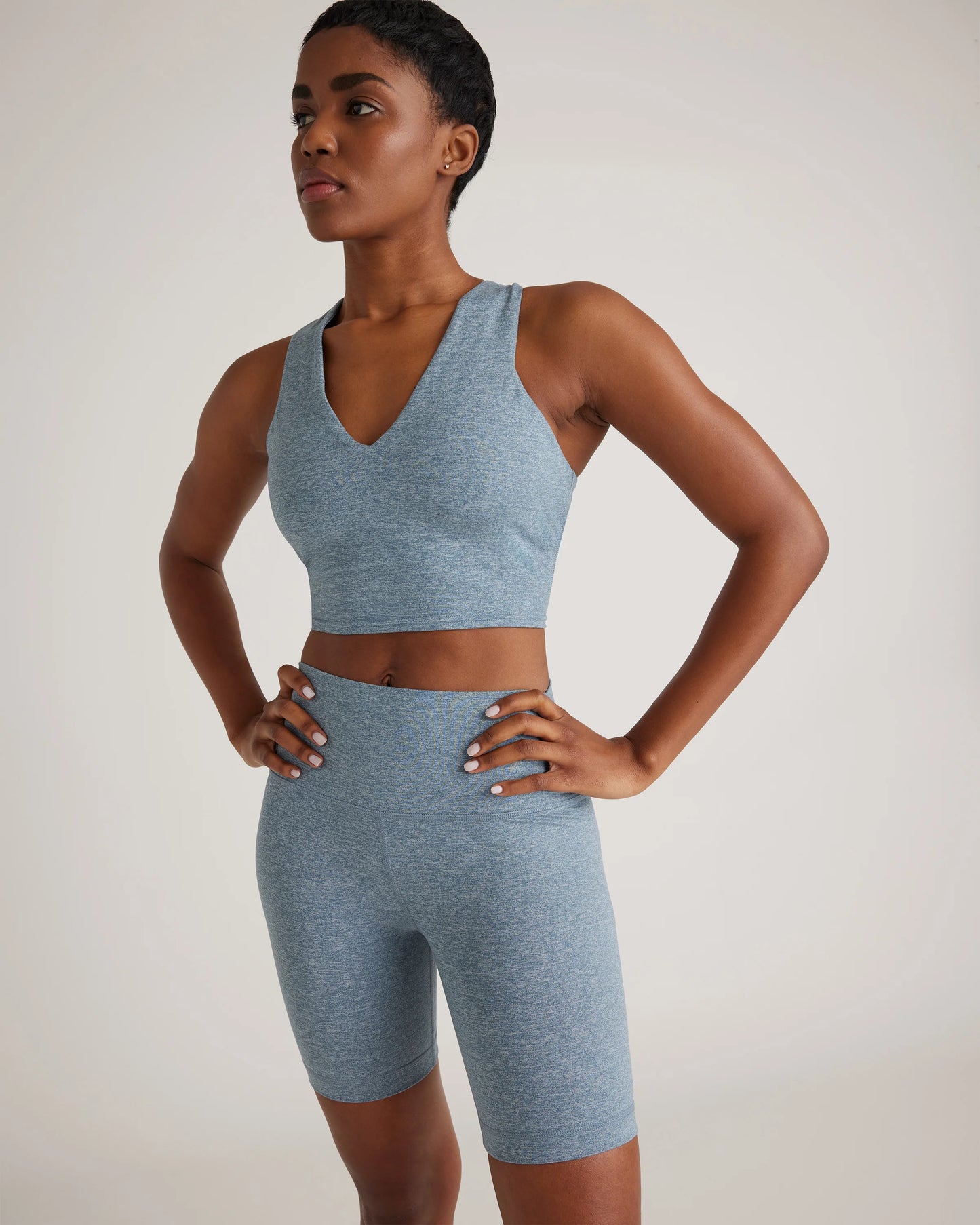 Ultra-Soft Bike Short - XS / Heather Espresso