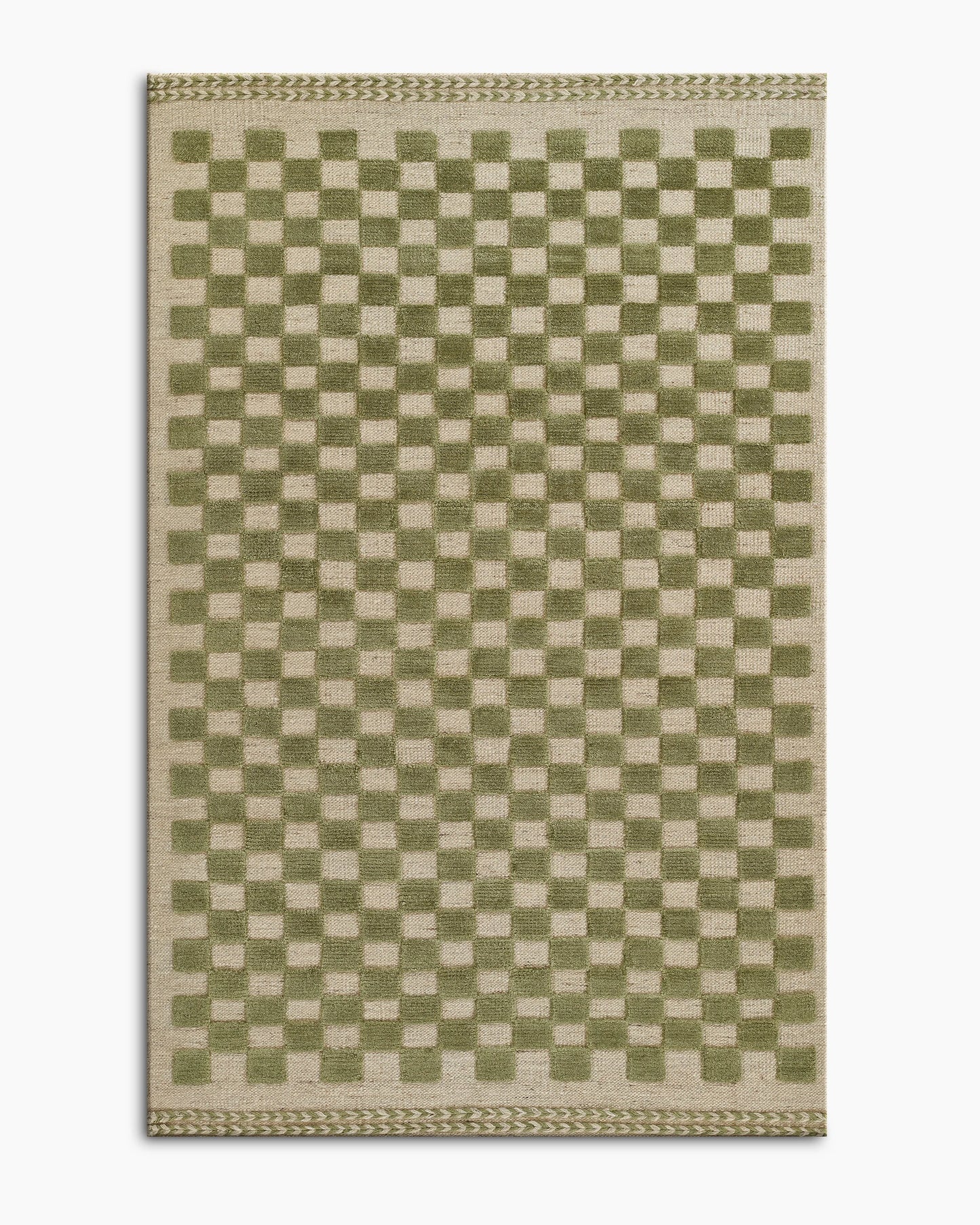 Romy Handwoven Wool Rug - 5' x 8' / Beige