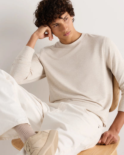 Supersoft Fleece Crew - XS / Heather Oatmeal