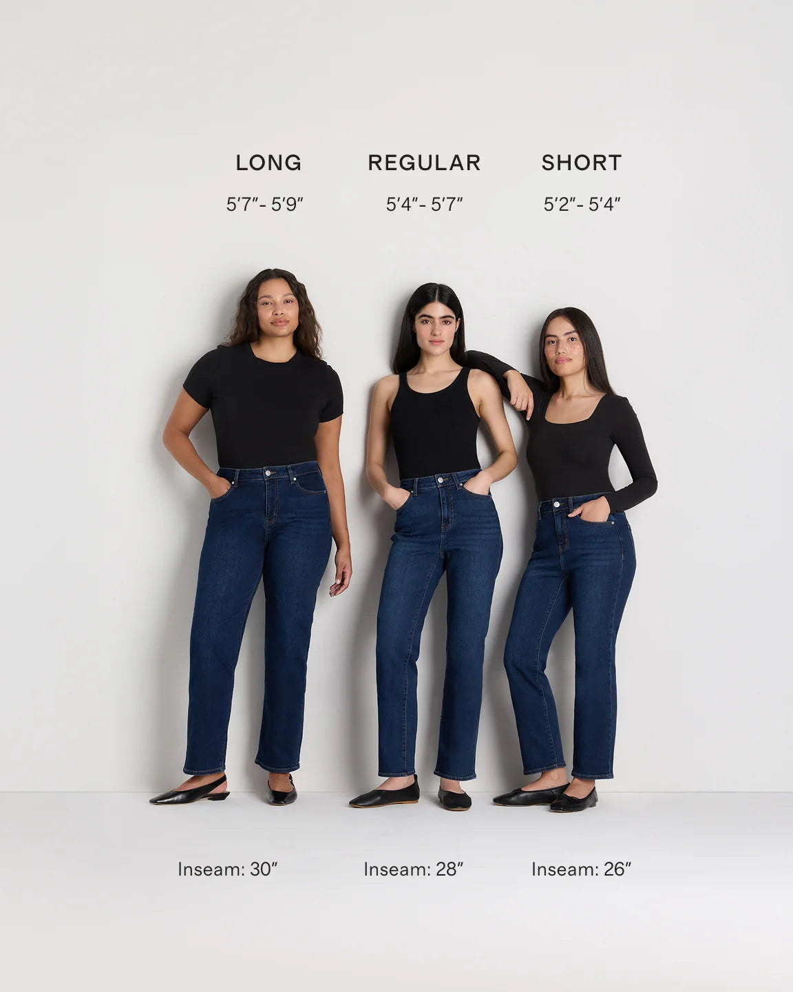 Bella Stretch Straight Jeans - 24 / Midnight Blue