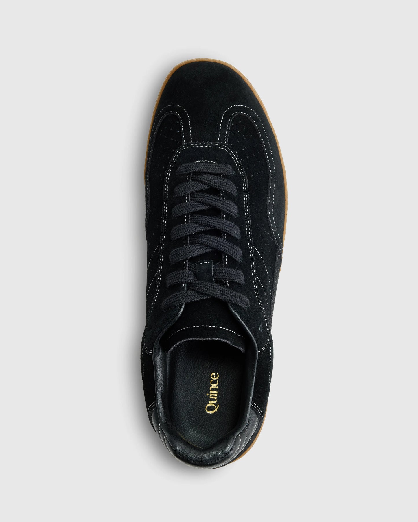 Italian Suede Gum Sole Sneaker - 5 / Birch