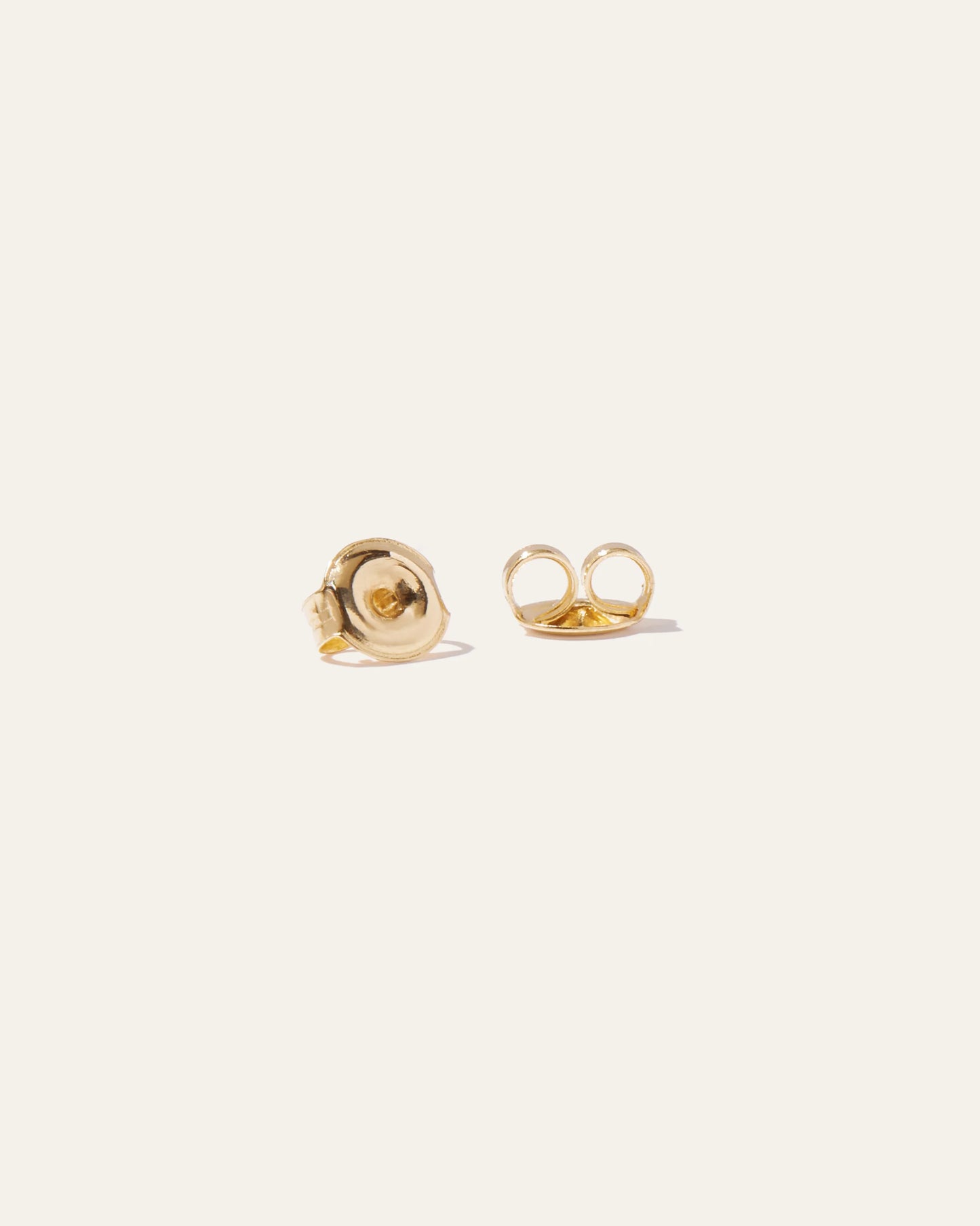 14K Gold Pave Diamond Round Studs - One Size / Yellow Gold