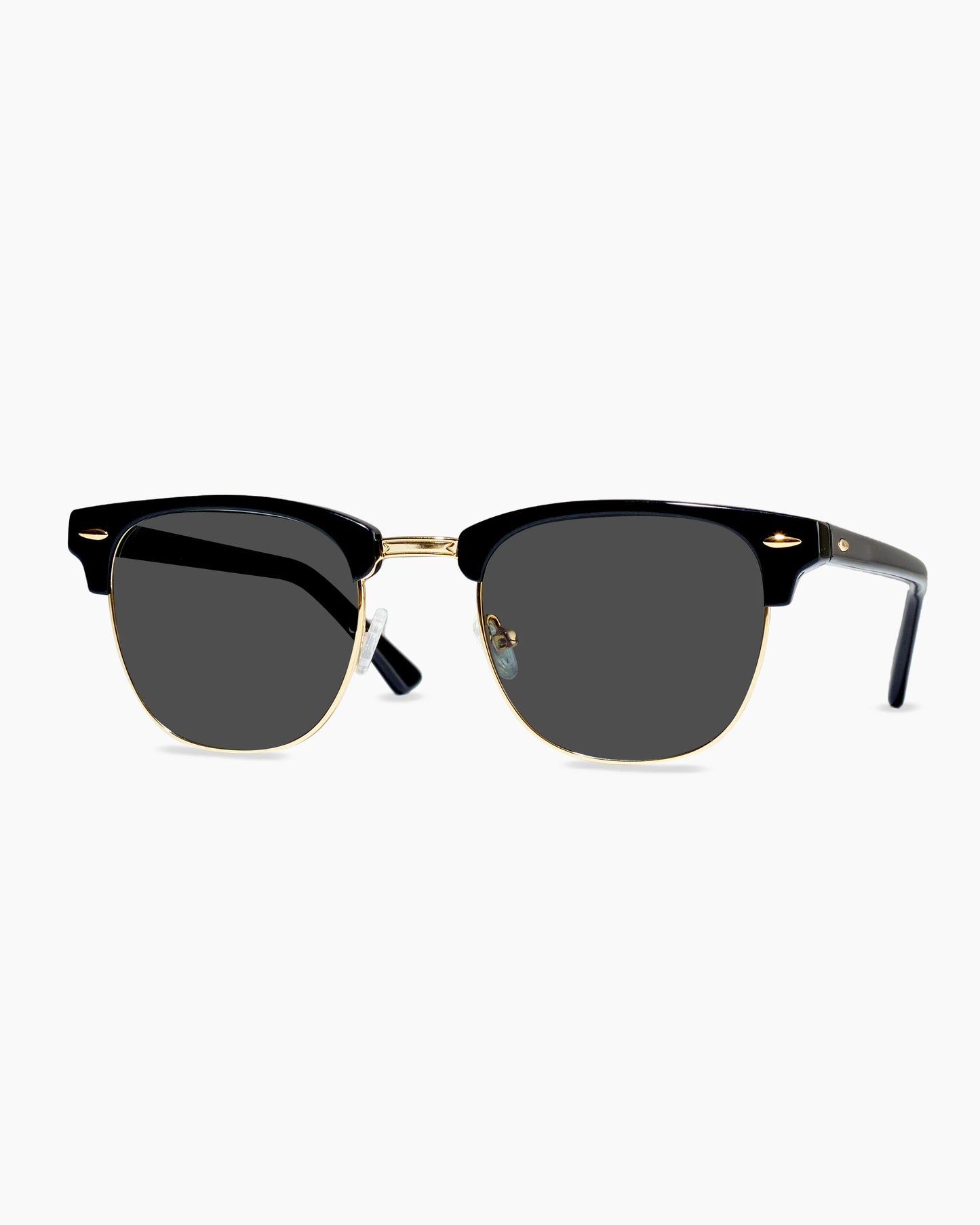 Avery Polarized Acetate Sunglasses - One Size / Clear Slate with Grey lens