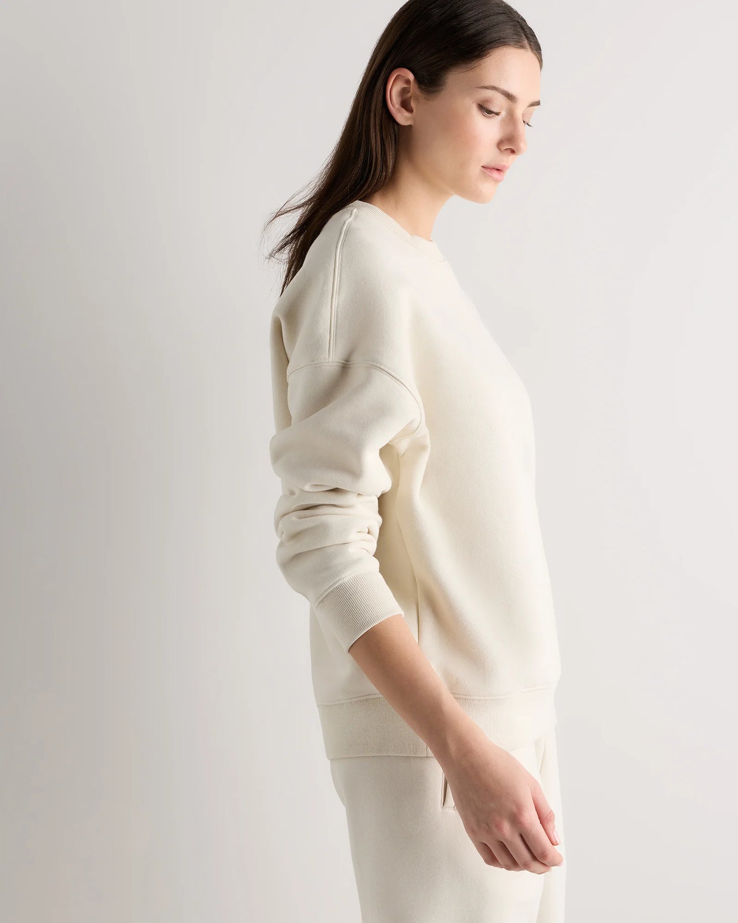 Everyday Fleece Crew - XS / Coastal Sage