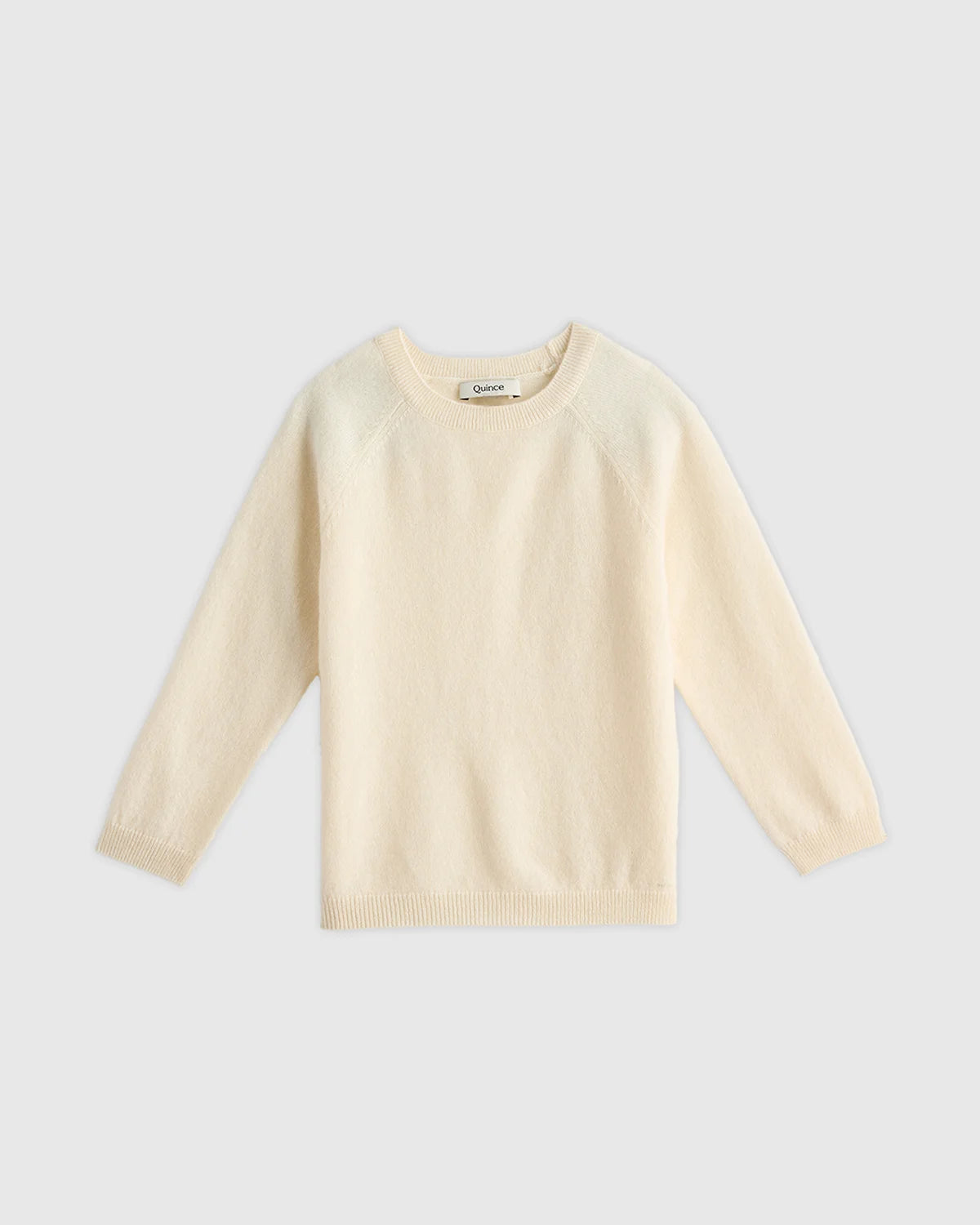 Washable Cashmere Crewneck Sweater - 2T / Forest Floor Green