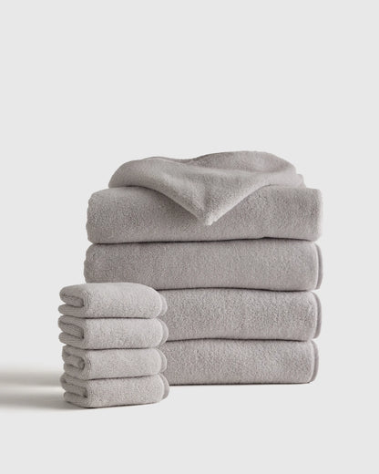 Organic Turkish Cotton Kids Bath Bundle 8-Pack - One Size / Light Blue