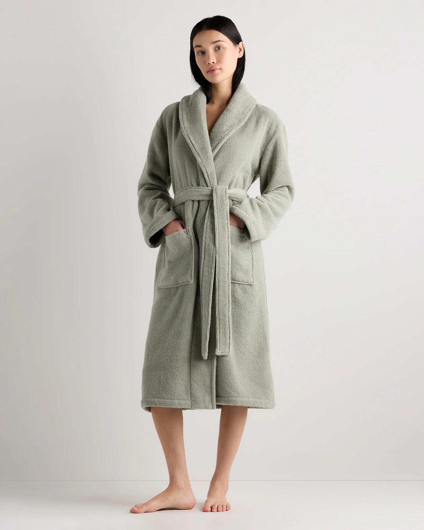 Turkish Cotton Terry Robe - XS / White