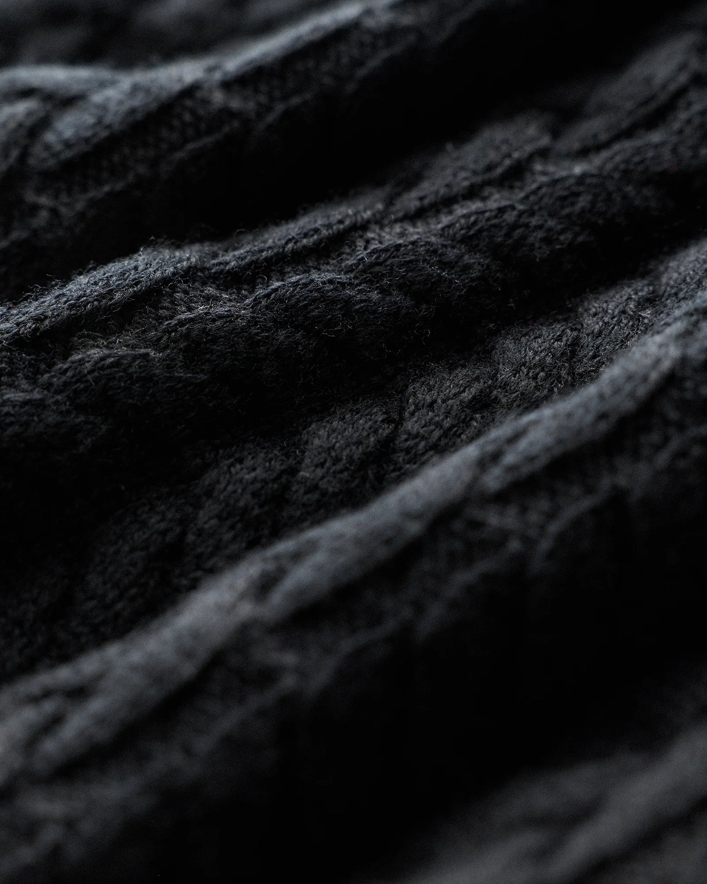 Australian Merino Wool Cable Crewneck Sweater - S / Heather Grey