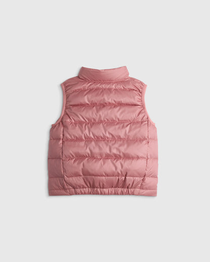Lightweight Down Puffer Vest - 2T / Navy Mini Floral
