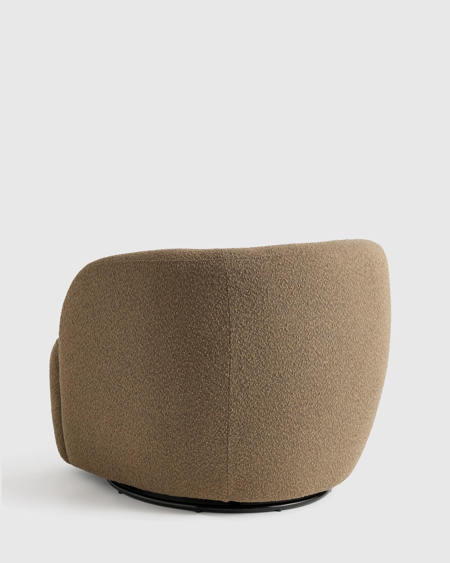 Performance Boucle Swivel Chair - One Size / Mocha Fog