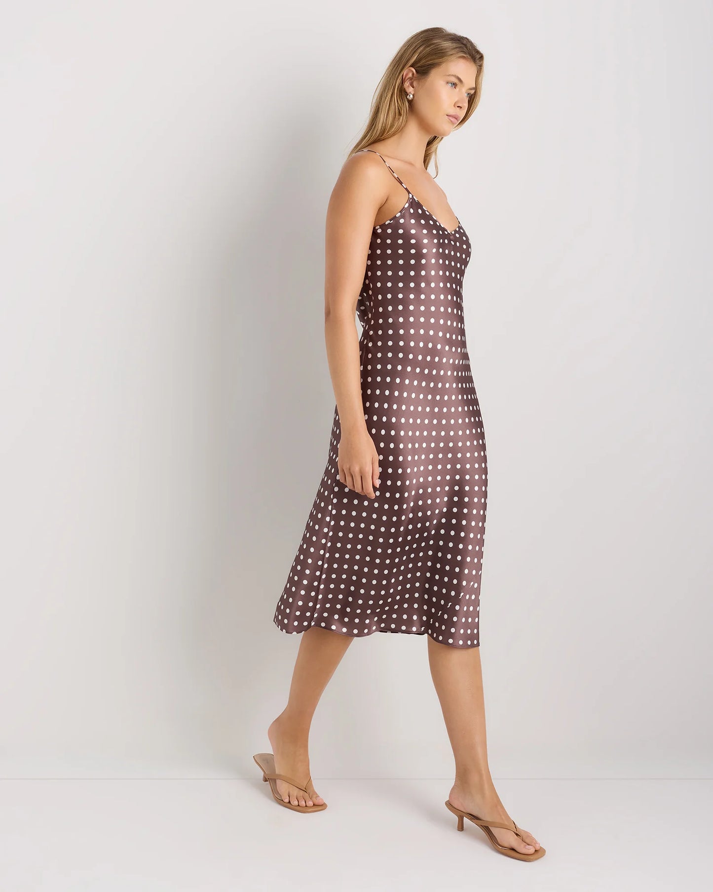 100% Washable Silk Slip Dress - XS / Black