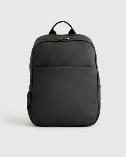Water Repellent Puff Commuter Backpack - One Size / Black
