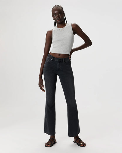Luna Stretch Flare Jeans - 24 / Black