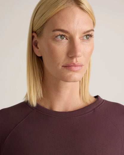 SuperSoft Fleece Crew - XS / Smoked Thyme Green