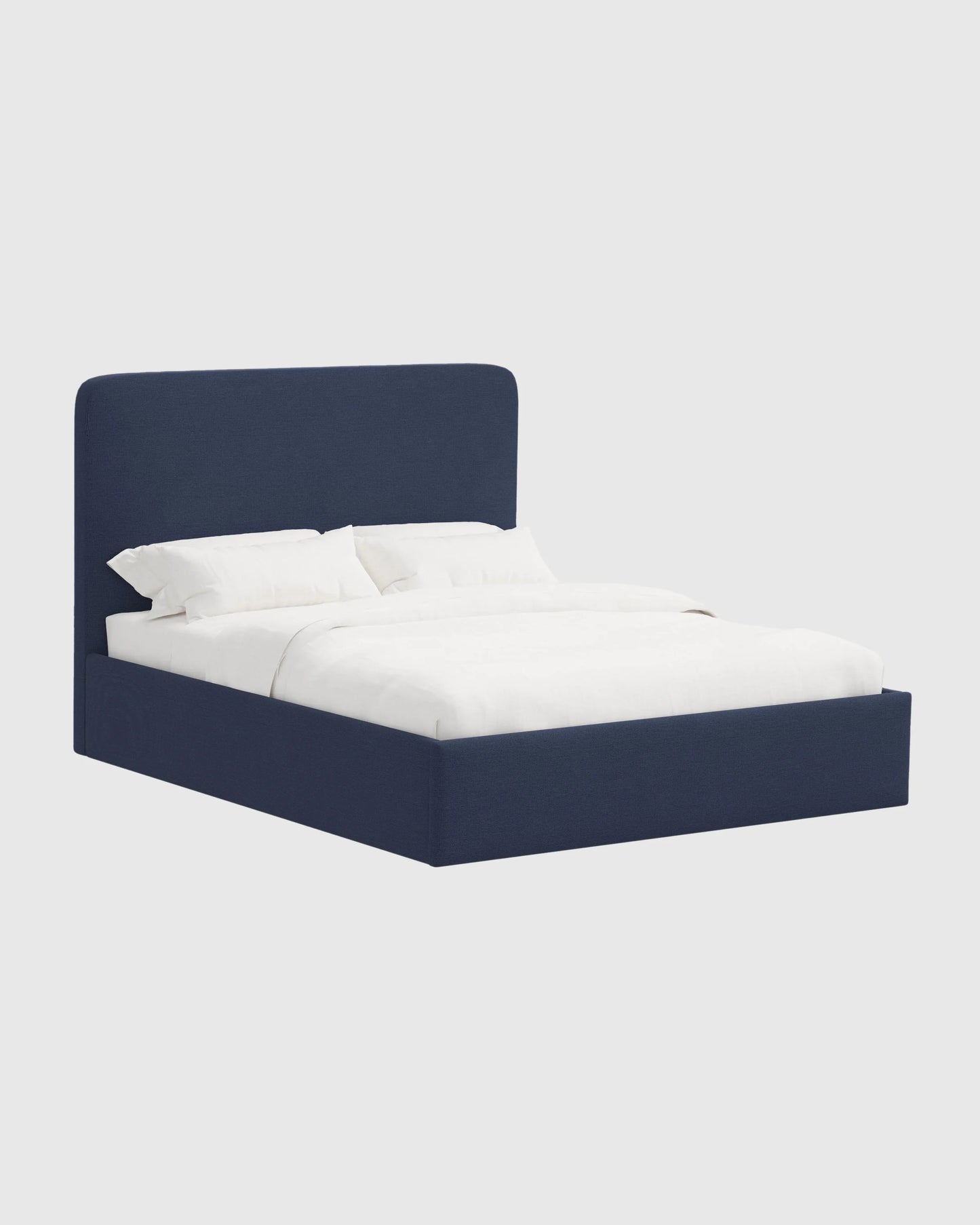 100% Linen Curved Bed - Full / Canvas