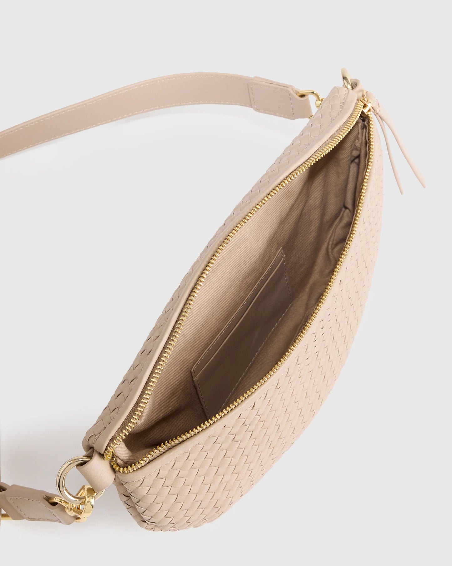 Sloane Handwoven Sling Bag - One Size / Taupe