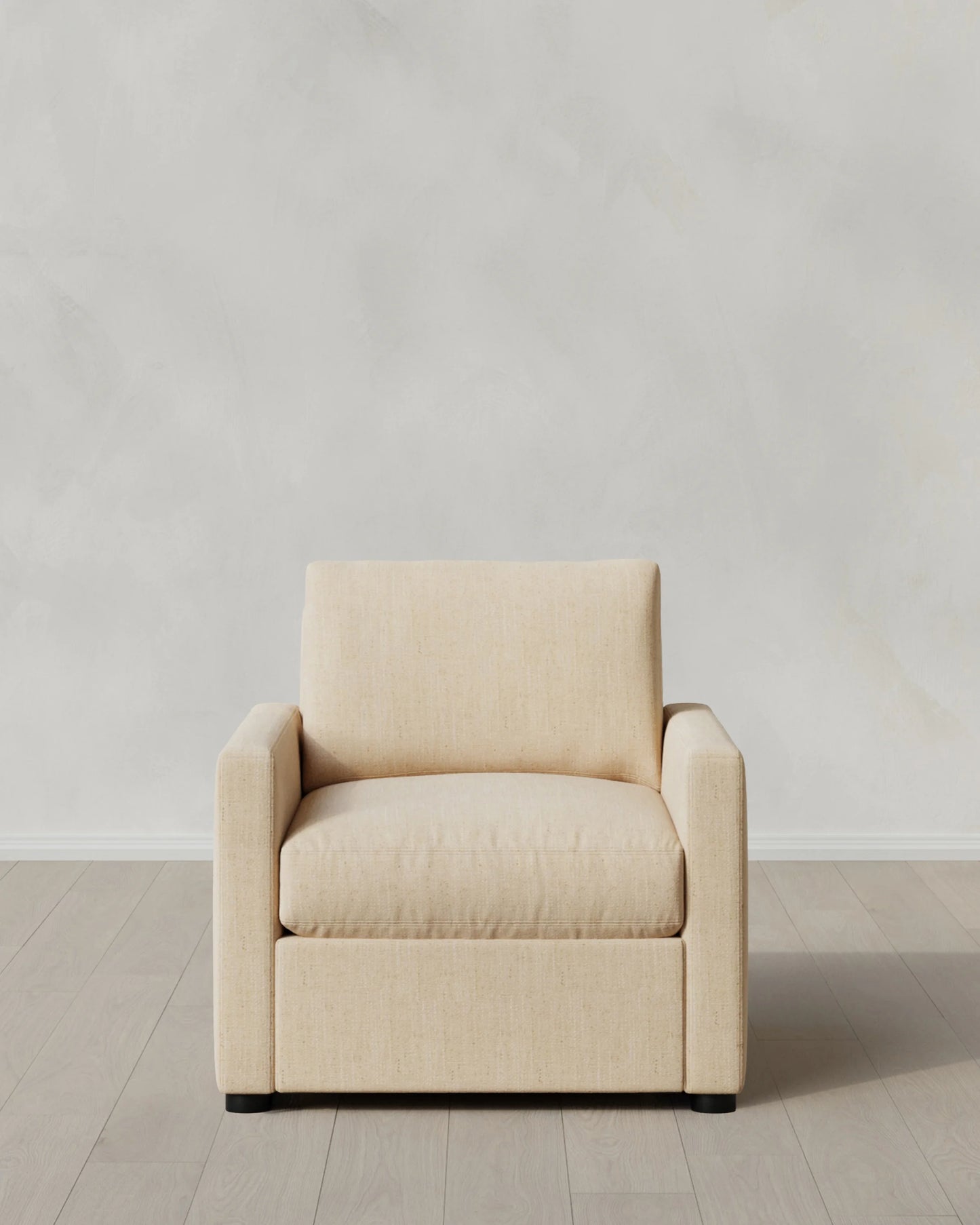 Brennan Accent Chair in Performance Chenille Linen Blend - One Size / Sorrell