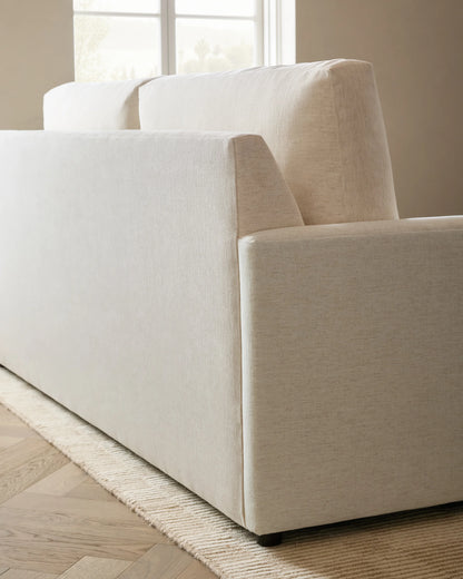 Brennan Sleeper Sofa in Performance Basketweave - Queen / Flax