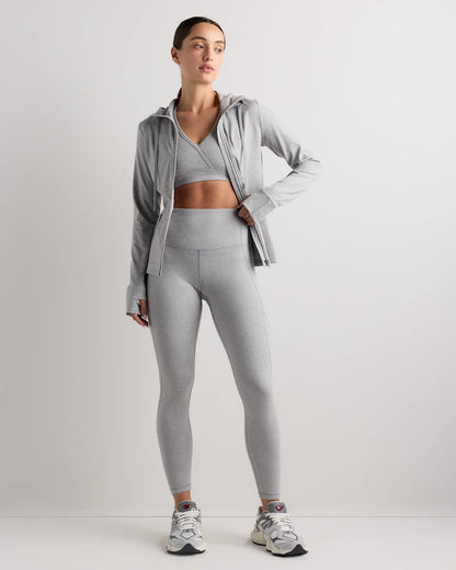 Ultra-Soft High-Rise Pocket Legging - XS / Heather Espresso
