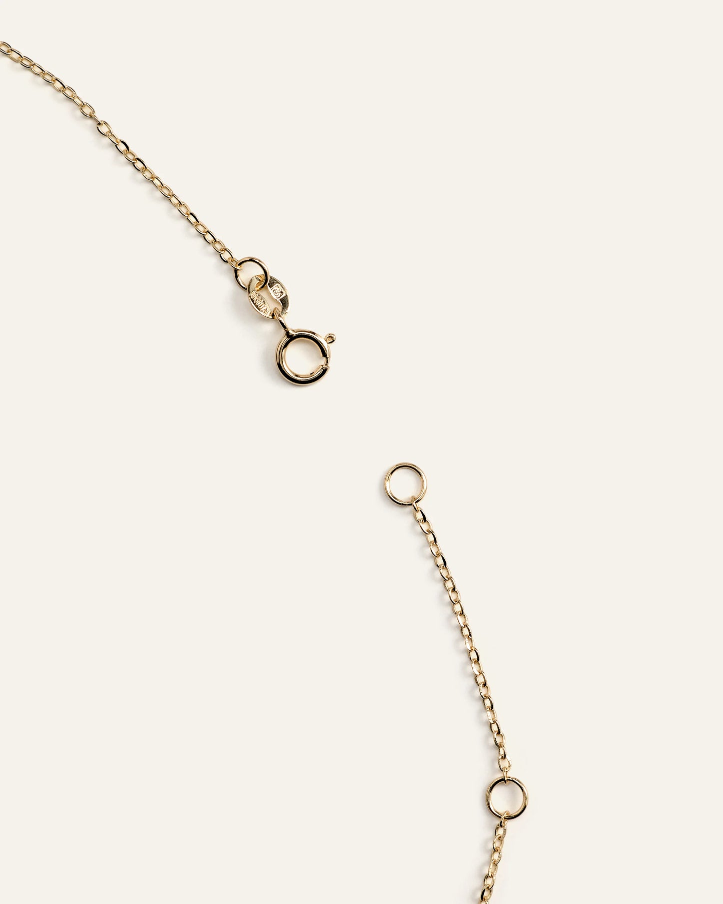 10K Gold Delicate Cable Chain Necklace - 14-16" / Yellow Gold