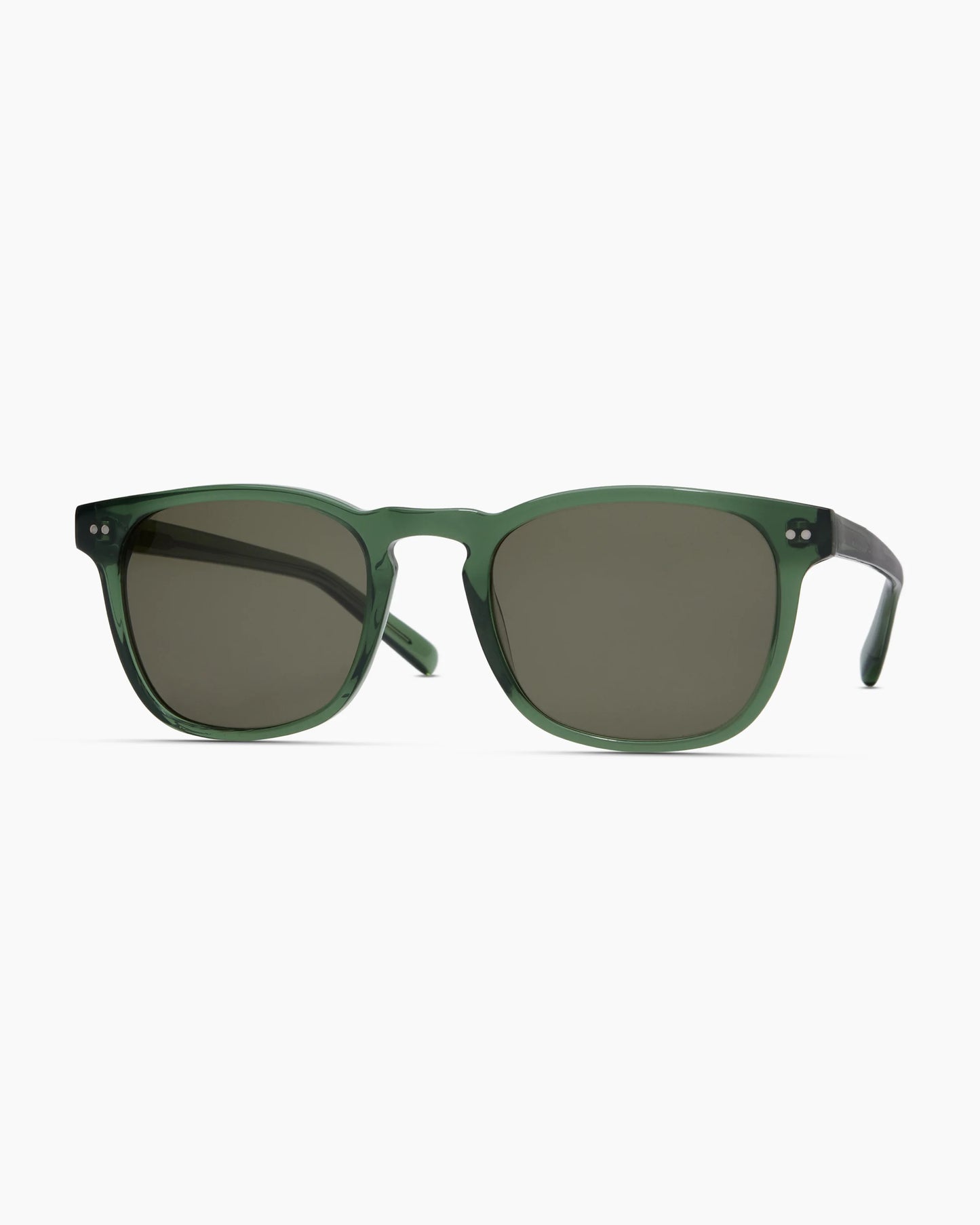 Boston Polarized Acetate Sunglasses - One Size / Honey with Green lens