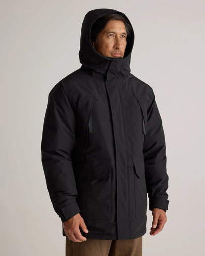 Responsible Down Hooded Parka - S / Storm Blue