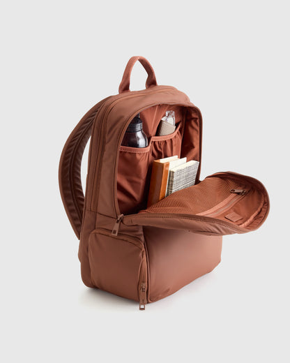 Water Repellent Puff Commuter Backpack - One Size / Black