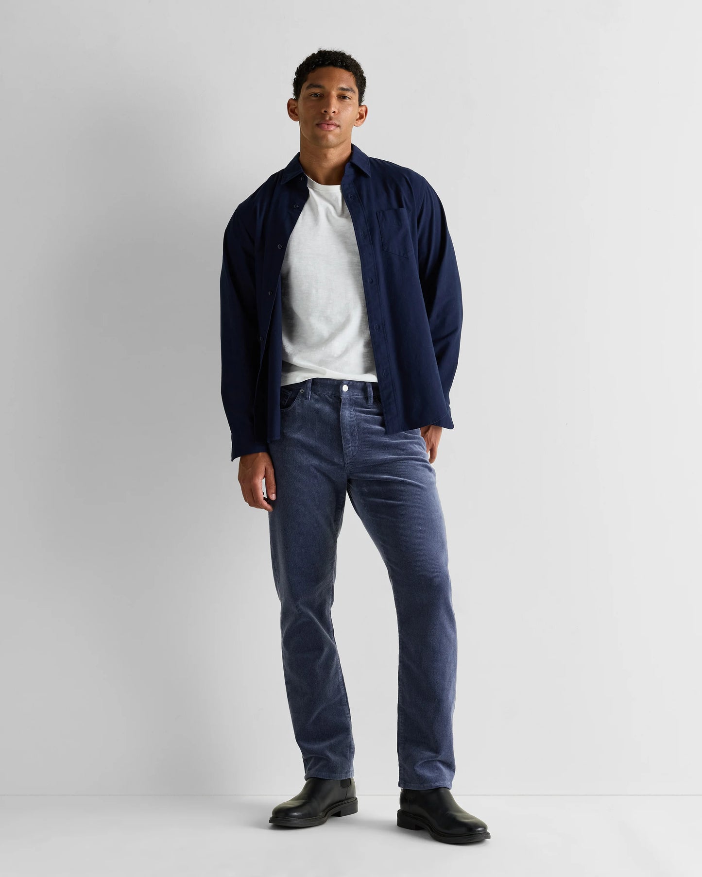 Organic Stretch Corduroy 5-Pocket Pants - 30X30 / Espresso