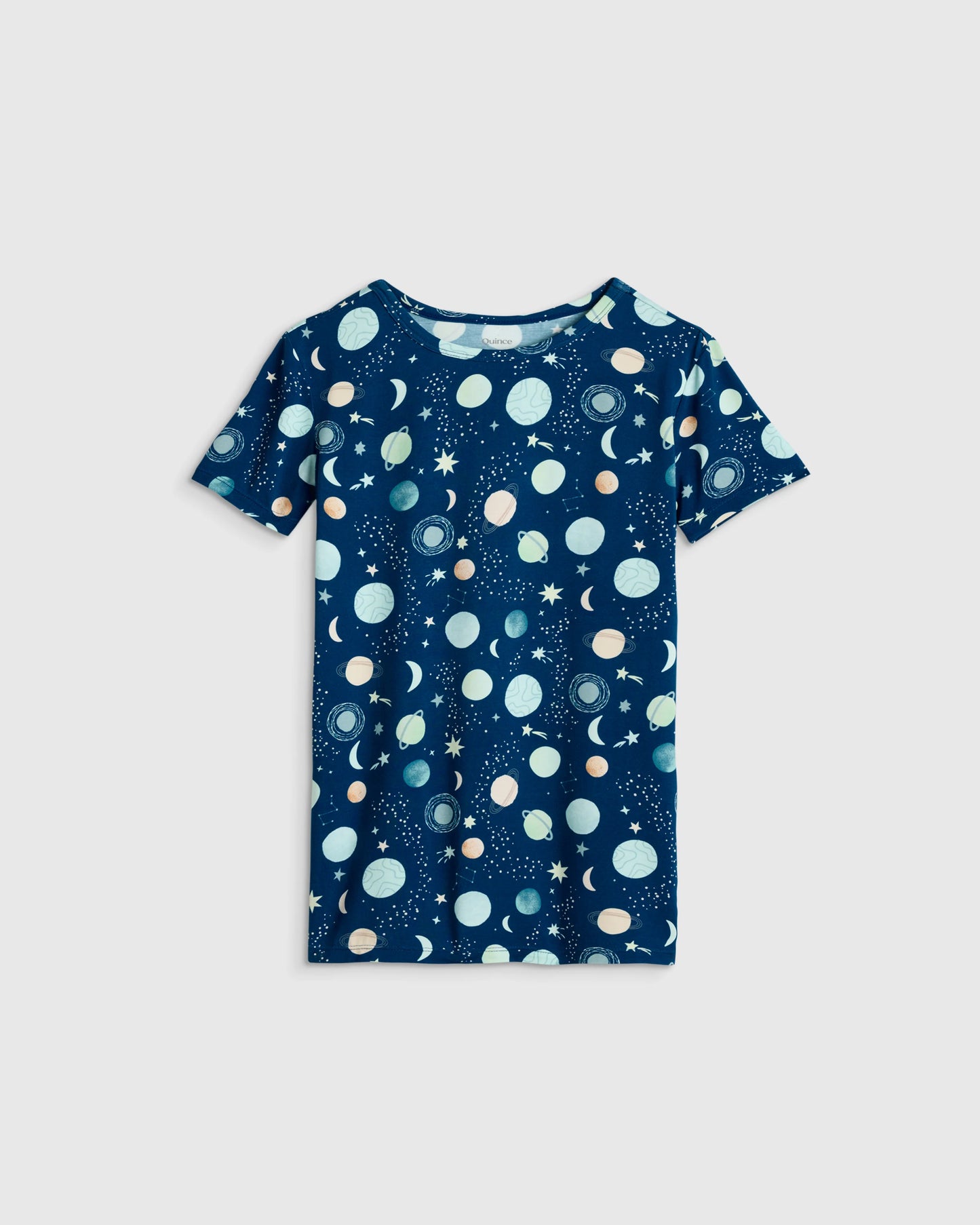 Bamboo Short Sleeve and Shorts Pajama Set - 6 / Lavender Hearts