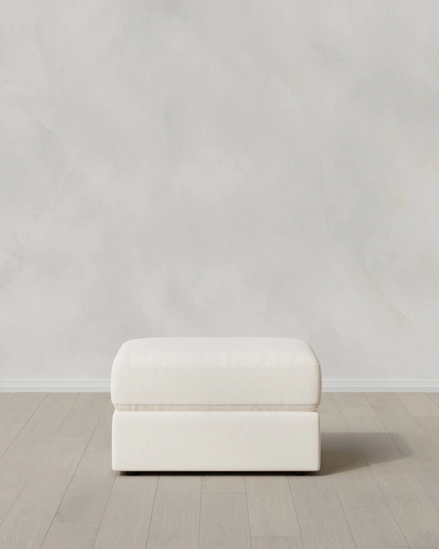 Ashford Deep Seat Ottoman in Performance Chenille Linen Blend - One Size / Sorrell