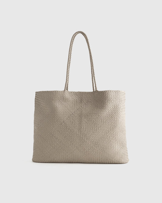 Siena Handwoven Tote - One Size / Taupe