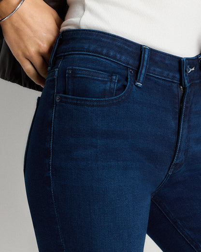 Luna Stretch Flare Jeans - 24 / Black